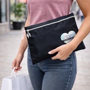 Victorias Secret 2014 fashion show London Black Clutch BRAND NEW